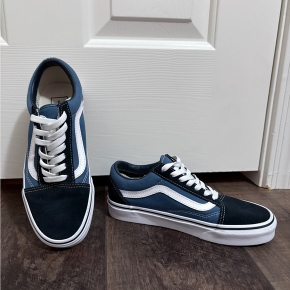 Vans Old School Blue & Black Sneaker - Picture 1 of 14